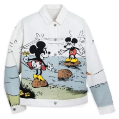 Disneyland Her Universe Veste En Jean Mickey Et Minnie Style BD Pour Femmes