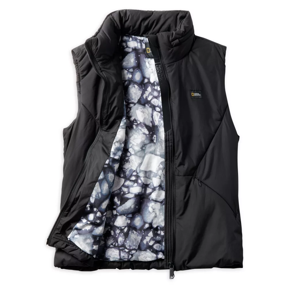 National Geographic Gilet Matelassé Noir Pour Femmes 5 National Geographic Gilet Matelassé Noir Pour Femmes – Image 3
