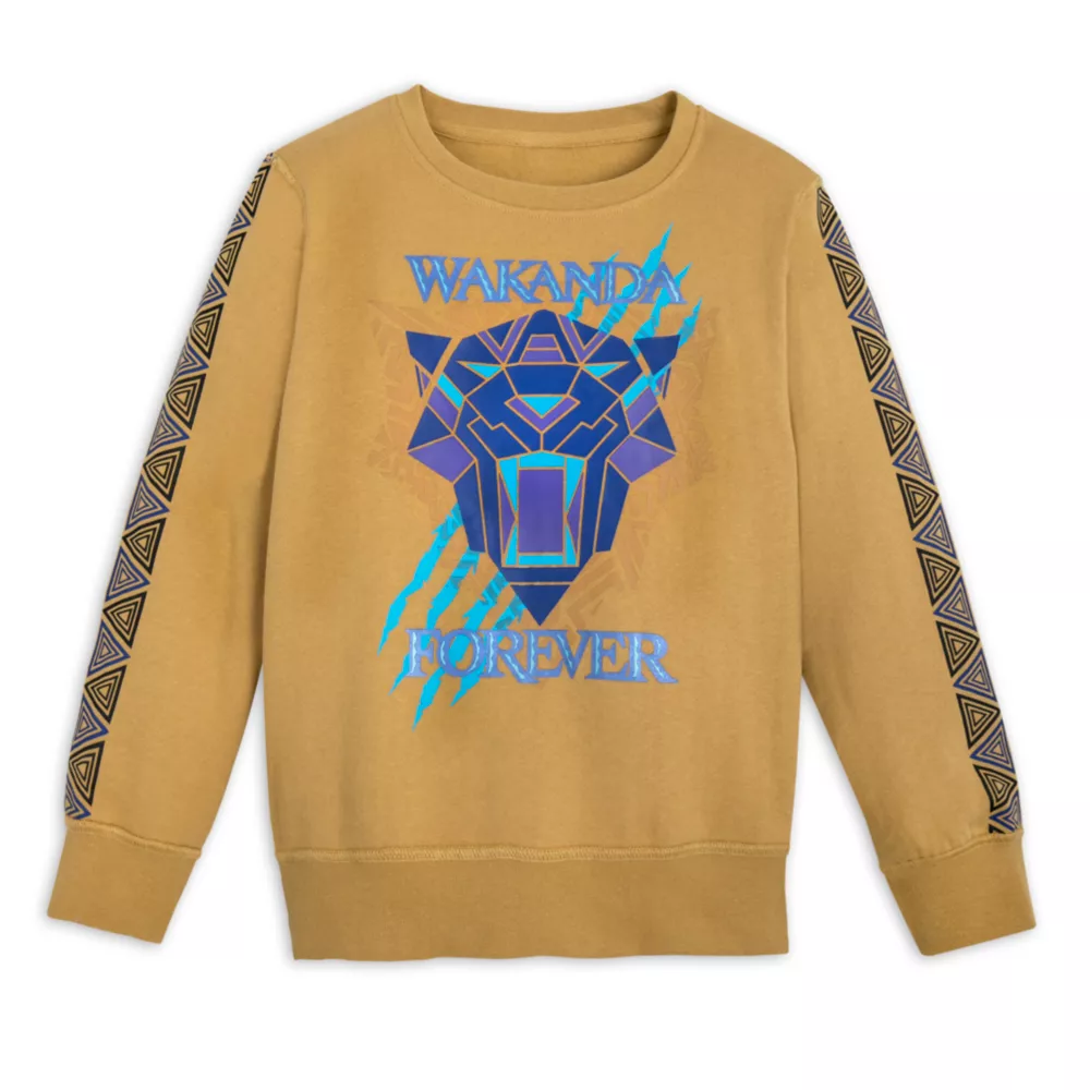 Disney Store Sweatshirt Black Panther: World Of Wakanda Pour Enfants 3 Disney Store Sweatshirt Black Panther: World Of Wakanda Pour Enfants