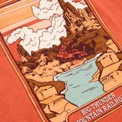 Disneyland T-shirt Attraction Big Thunder Mountain Pour Adultes -Disney 2403048200100M 3