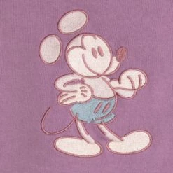 Disney Store Sweatshirt Mickey Genuine Mousewear à Capuche Mauve Pour Adultes -Disney 2403049200001M 1