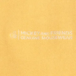 Disney Store Sweatshirt Mickey Genuine Mousewear à Capuche Jaune Pour Adultes -Disney 2403049200003M 2