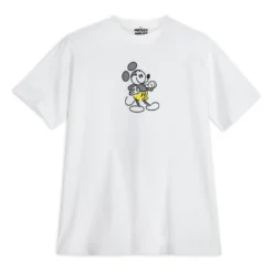 Disney Store T-shirt Mickey Genuine Mousewear Blanc Pour Adultes