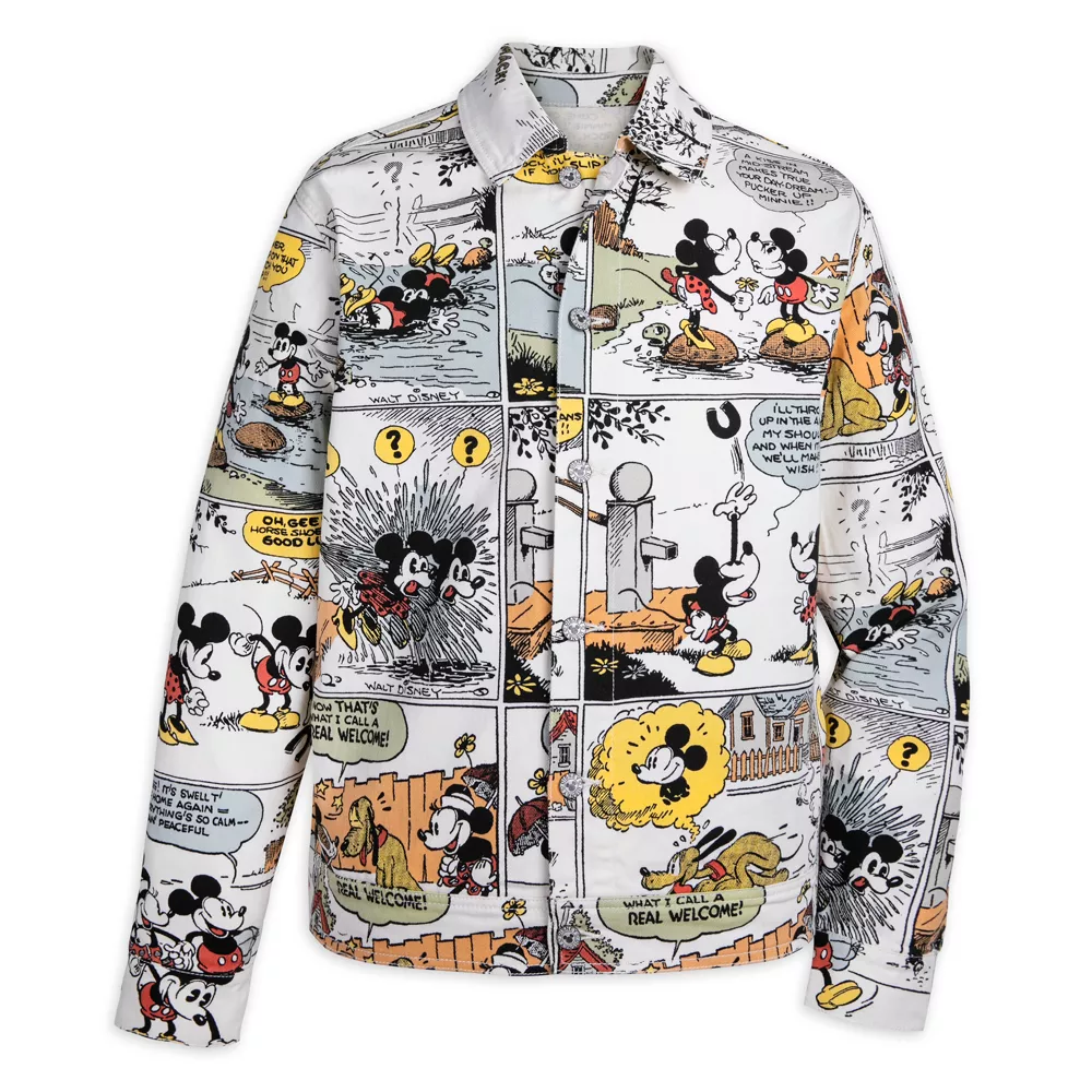 Disneyland Her Universe Veste En Jean Mickey Et Ses Amis Style BD Pour Adultes 3 Disneyland Her Universe Veste En Jean Mickey Et Ses Amis Style BD Pour Adultes