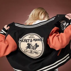 Disney Store Blouson Mickey Et Minnie Style Universitaire Pour Adultes -Disney 2403052670015M 4