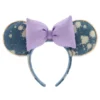 Disneyland Serre-tête à Oreilles De Minnie Lavande En Denim Pour Adultes -Disney 428403352555