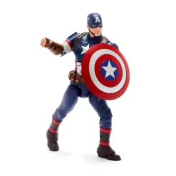 Disney Store Figurine Captain America Articulée Et Parlante