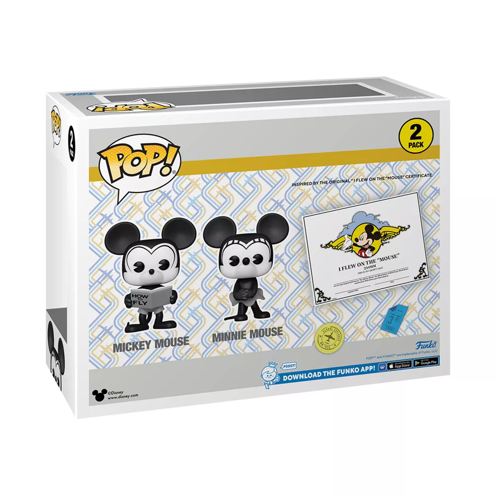 Funko Figurines Mickey Et Minnie I Flew On The Mouse Pop! En Vinyle 5 Funko Figurines Mickey Et Minnie I Flew On The Mouse Pop! En Vinyle – Image 3