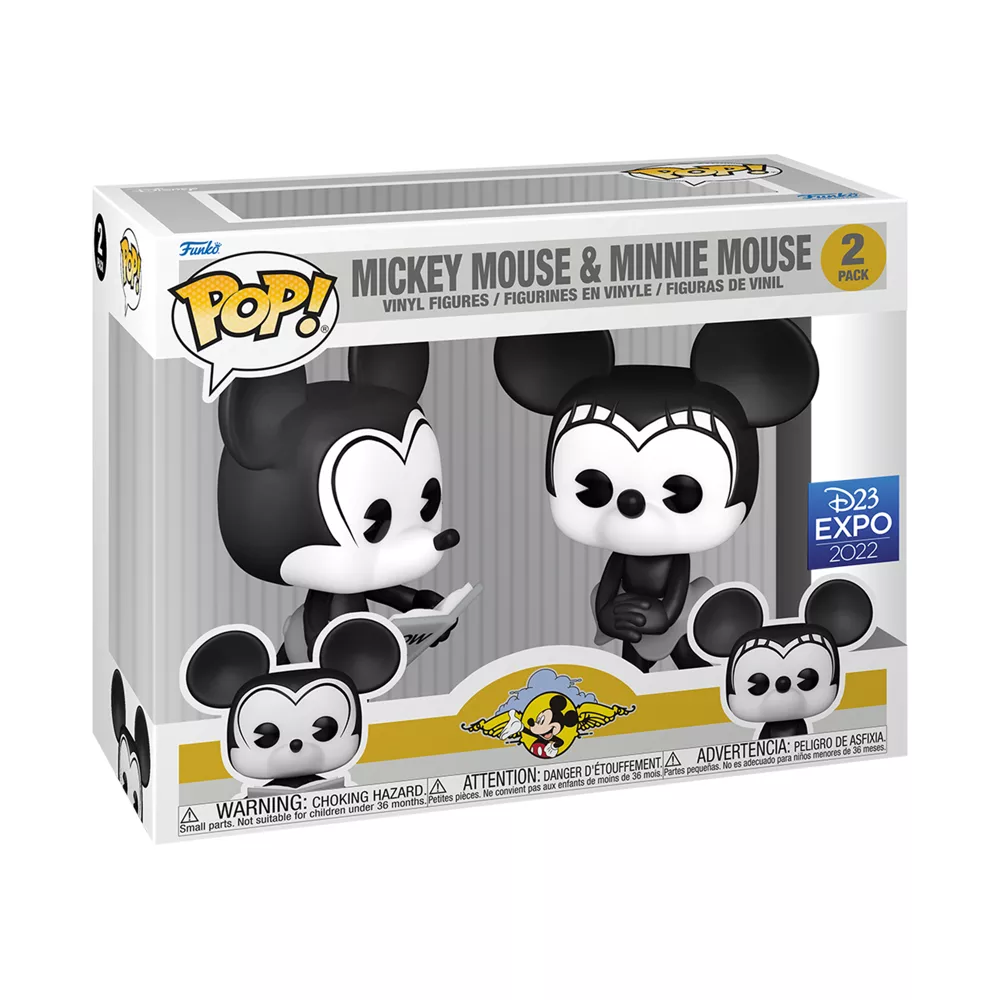 Funko Figurines Mickey Et Minnie I Flew On The Mouse Pop! En Vinyle 3 Funko Figurines Mickey Et Minnie I Flew On The Mouse Pop! En Vinyle