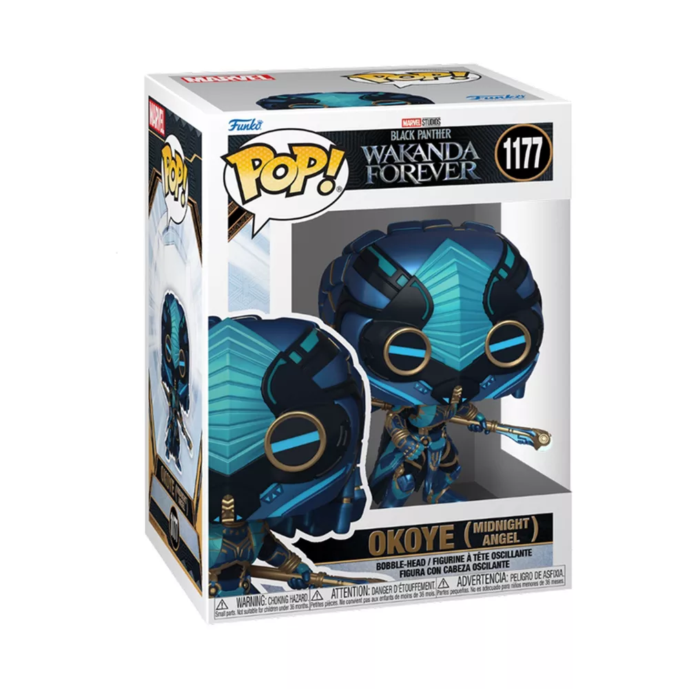 Funko Figurine Okoye (Ange De Minuit) Pop! En Vinyle, Black Panther: Wakanda Forever 4 Funko Figurine Okoye (Ange De Minuit) Pop! En Vinyle, Black Panther: Wakanda Forever – Image 2