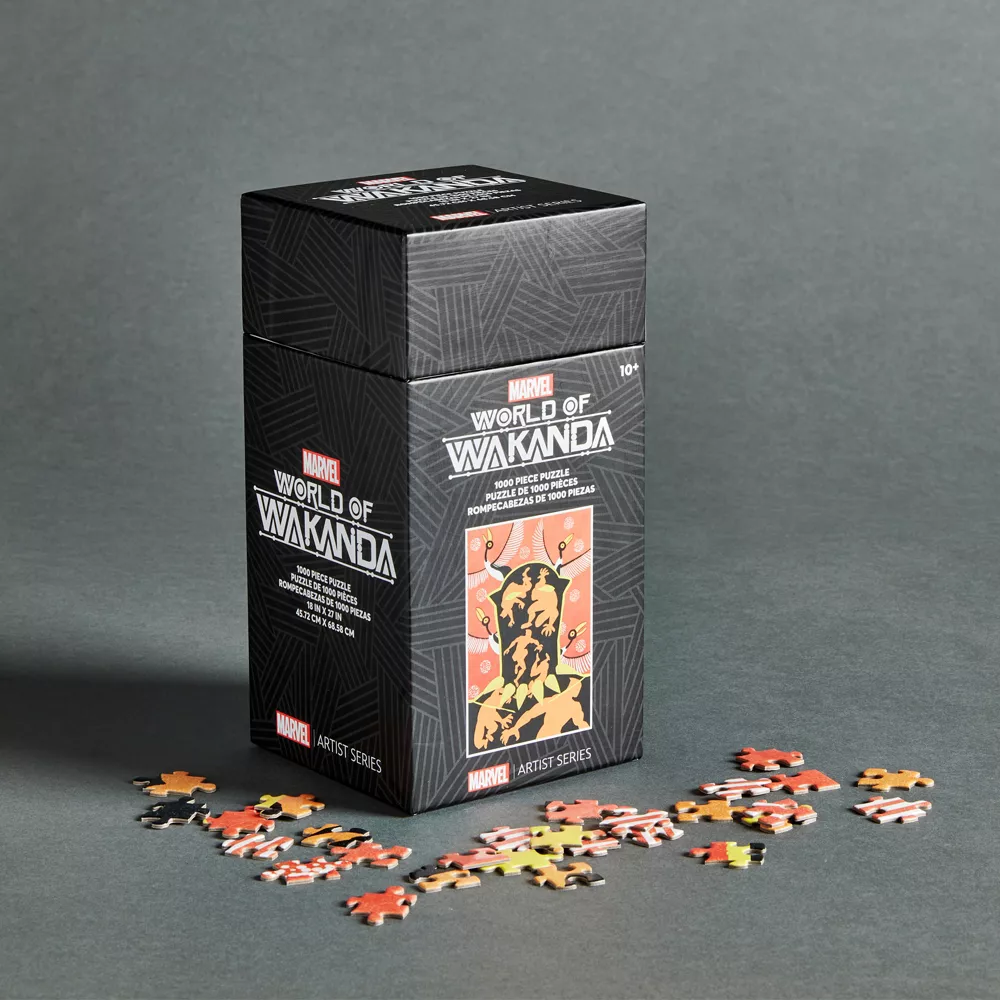 Disney Store Puzzle Black Panther: World Of Wakanda 1 000 Pièces 4 Disney Store Puzzle Black Panther: World Of Wakanda 1 000 Pièces – Image 2