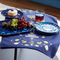 Disney Store Lot De 4 Assiettes Mickey Mouse Hanoucca -Disney 465013304543 1