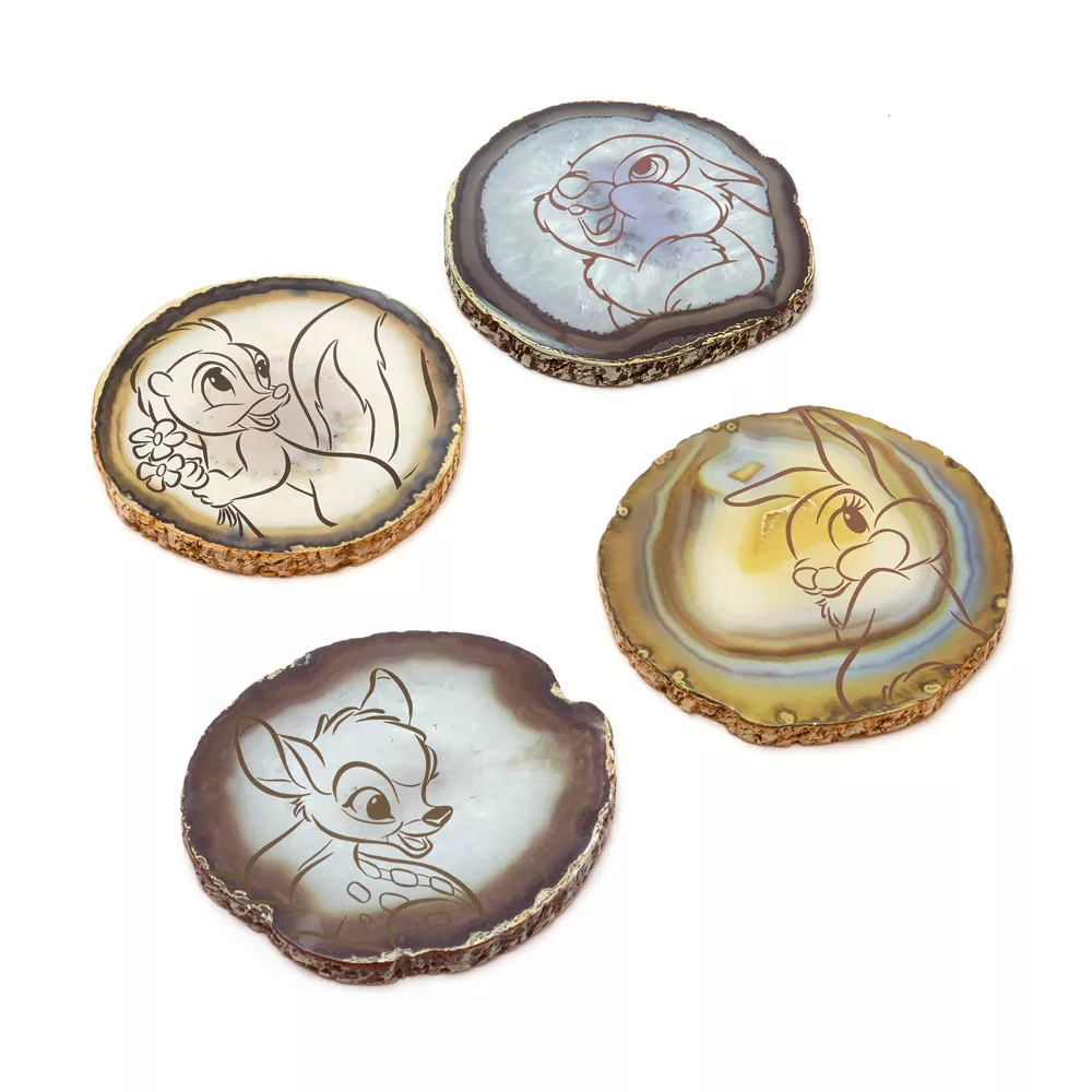 Disneyland Ensemble De 4 sous-verres Bambi Comfy And Cosy 3 Disneyland Ensemble De 4 sous-verres Bambi Comfy And Cosy
