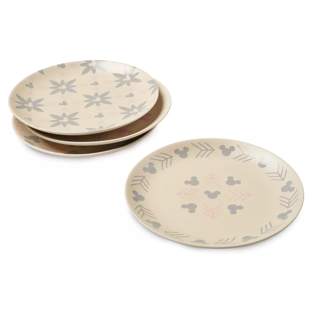 Disneyland Lot De 4 assiettes Mickey Mouse Homestead 4 Disneyland Lot De 4 assiettes Mickey Mouse Homestead – Image 2