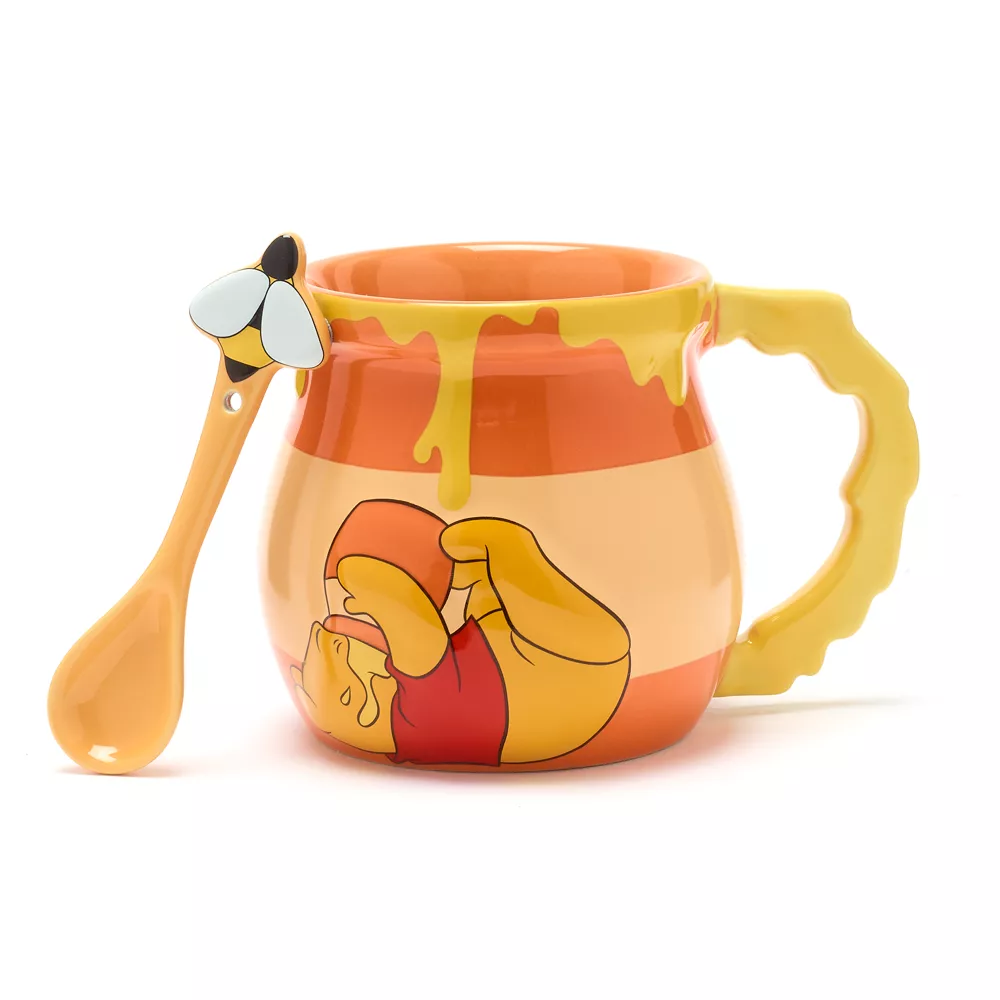 Disney Store Mug Et Cuillère Winnie L'Ourson 3 Disney Store Mug Et Cuillère Winnie L'Ourson