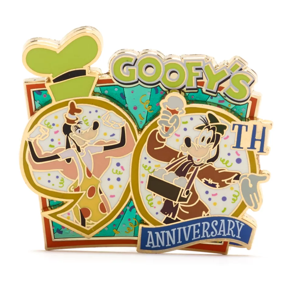 Disney Store Pin's 90e Anniversaire De Dingo, 2 Sur 3 3 Disney Store Pin's 90e Anniversaire De Dingo, 2 Sur 3