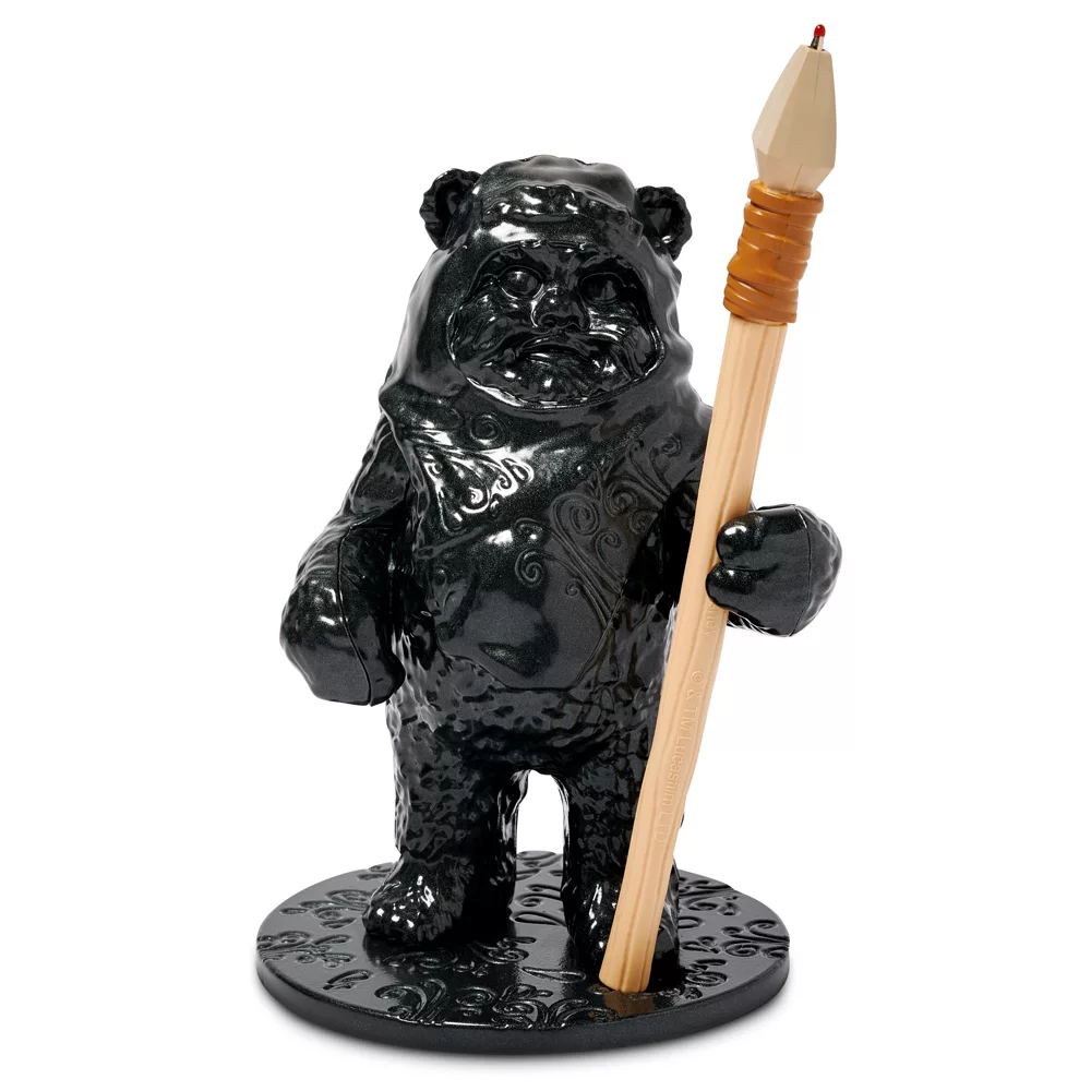 Disney Store Stylo Et Porte-stylo Ewok, Star Wars 3 Disney Store Stylo Et Porte-stylo Ewok, Star Wars