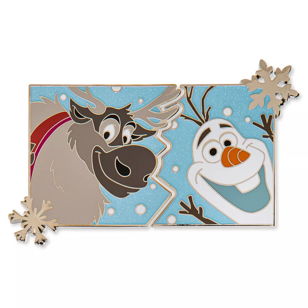 Disney One Family Pin's Olaf Et Sven "Amis Pour La Vie", La Reine Des Neiges 4 Disney One Family Pin's Olaf Et Sven "Amis Pour La Vie", La Reine Des Neiges – Image 2