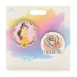 Disney Store Pin's Belle En édition Limitée, La Belle Et La Bête -Disney 466043337068 3