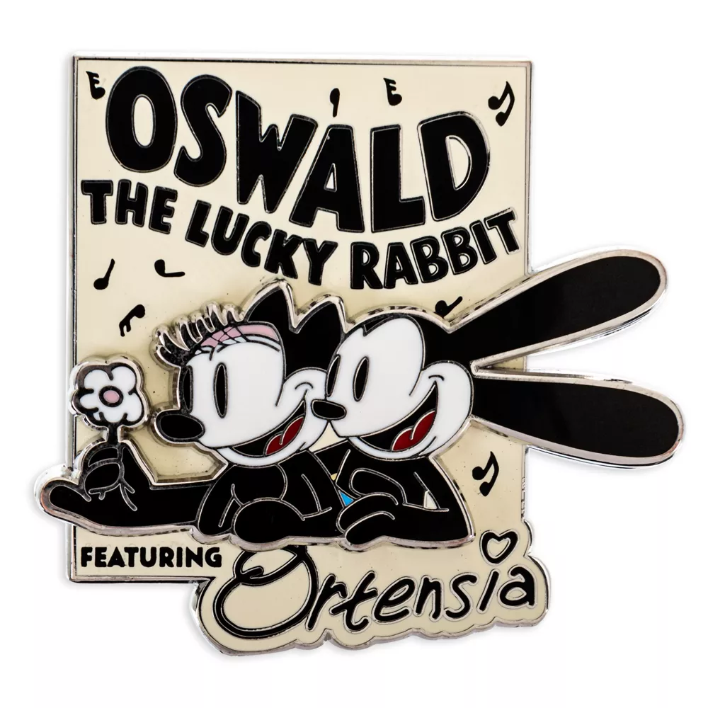 Pin's Oswald Le Lapin Chanceux Et Ortensia En édition Limitée Disney100 3 Pin's Oswald Le Lapin Chanceux Et Ortensia En édition Limitée Disney100