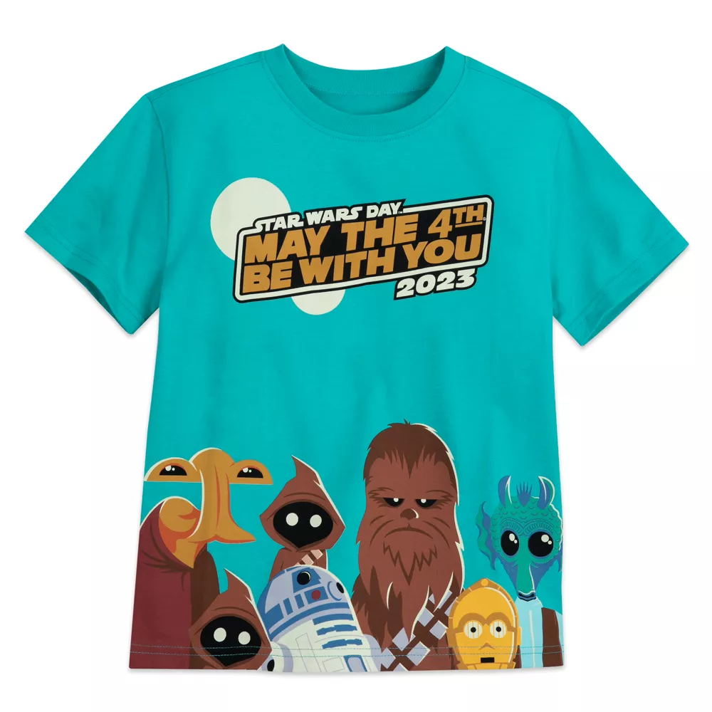 Disney Store T-shirt Star Wars Day May The 4th 2023 Pour Enfants 3 Disney Store T-shirt Star Wars Day May The 4th 2023 Pour Enfants
